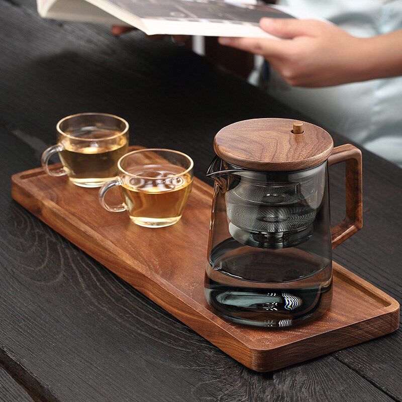金芝达飘逸杯泡茶壶家用沏茶过滤茶水分离玻璃冲茶茶壶套装泡茶杯
