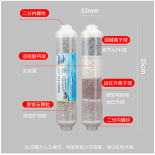 后置t33净水器麦饭石矿化滤芯弱碱性矿物质水家用纯水机通用配件