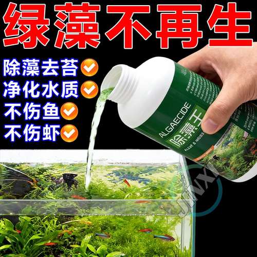 鱼缸鱼池除藻去苔净水剂
