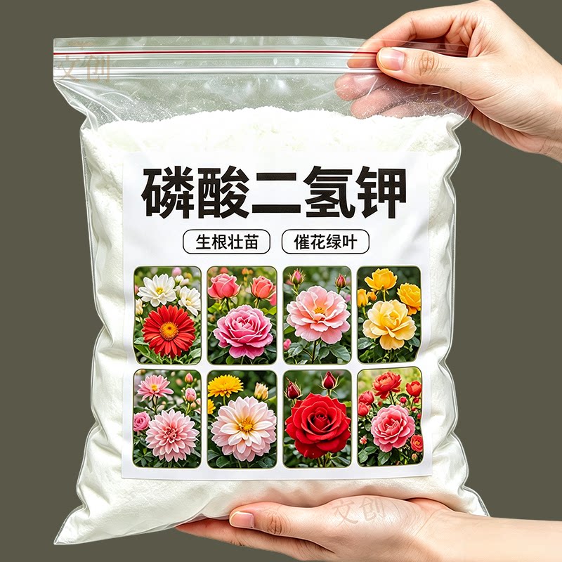 磷酸二氢钾花肥肥料养花专用叶面肥家用花卉植物促花通用氮肥