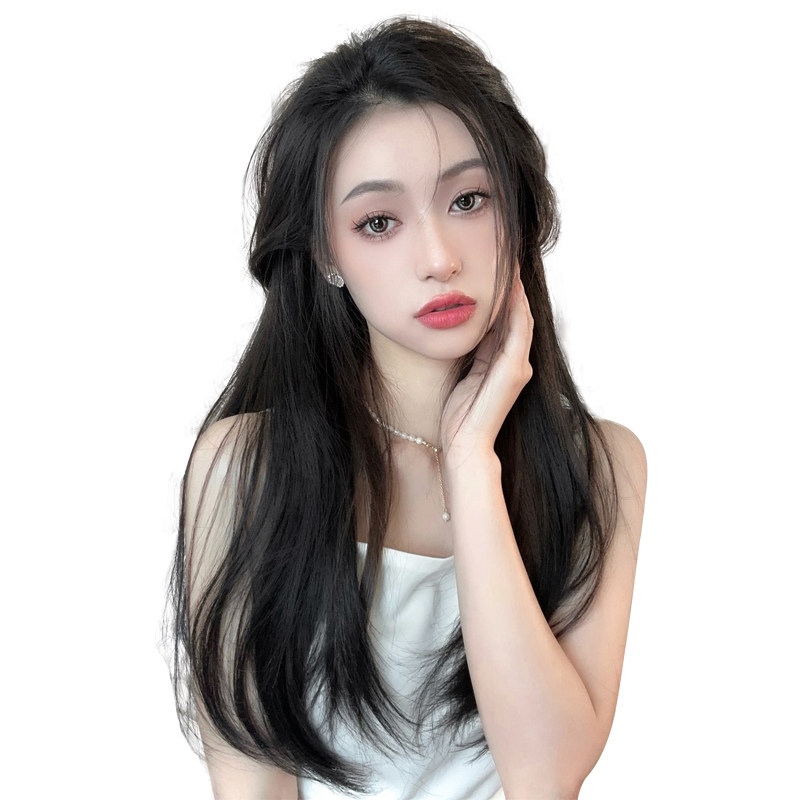 微卷假发片三片式增发量蓬松假发女长发自然隐形接发增多神器轻薄