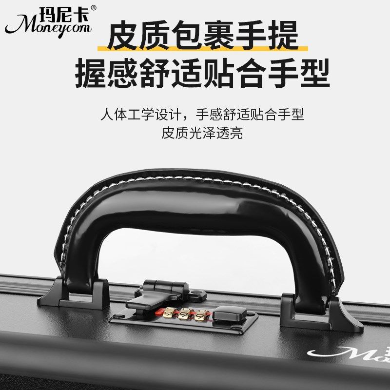 美发工具箱专业发廊理发店复古五金密码锁箱大容量收纳箱手提箱子