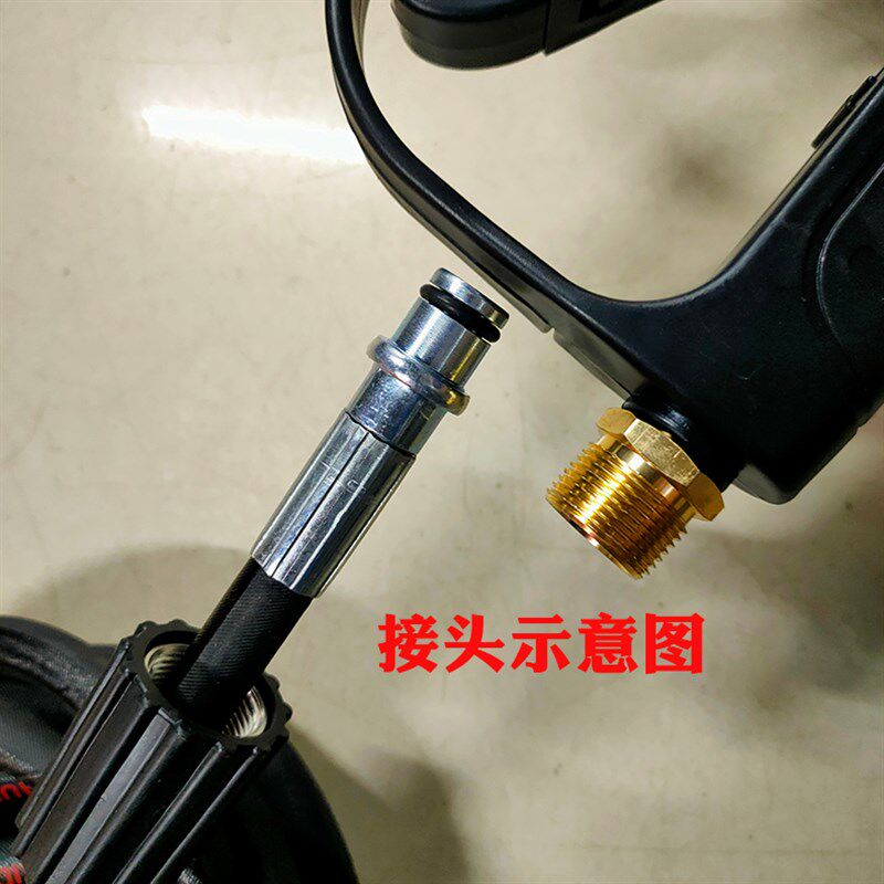 发现者清洗机洗车水枪指南车S6高压手提式扇面枪头1升喷大泡沫壶