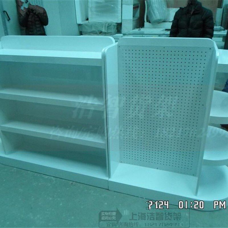 婴儿用品货柜展示柜童装展示柜母婴货架展示架中岛展示柜展柜可订