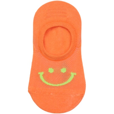 儿童袜子男童女童夏季超薄网眼笑脸隐形袜宝宝防滑地板袜春夏浅口