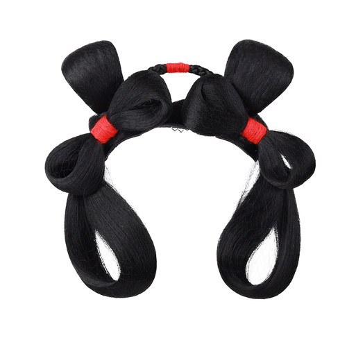 汉服假发一体式古装发箍新手盘发造型古风唐制发髻头饰日常垫发包