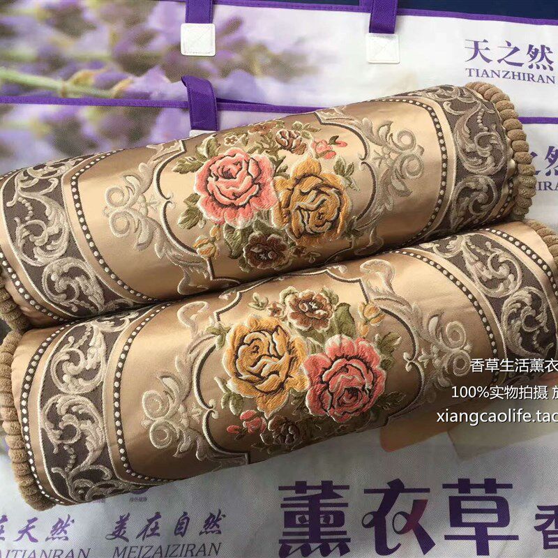 新疆伊犁薰衣草香枕双人安神助眠舒缓压力护颈可拆洗荞麦壳枕头
