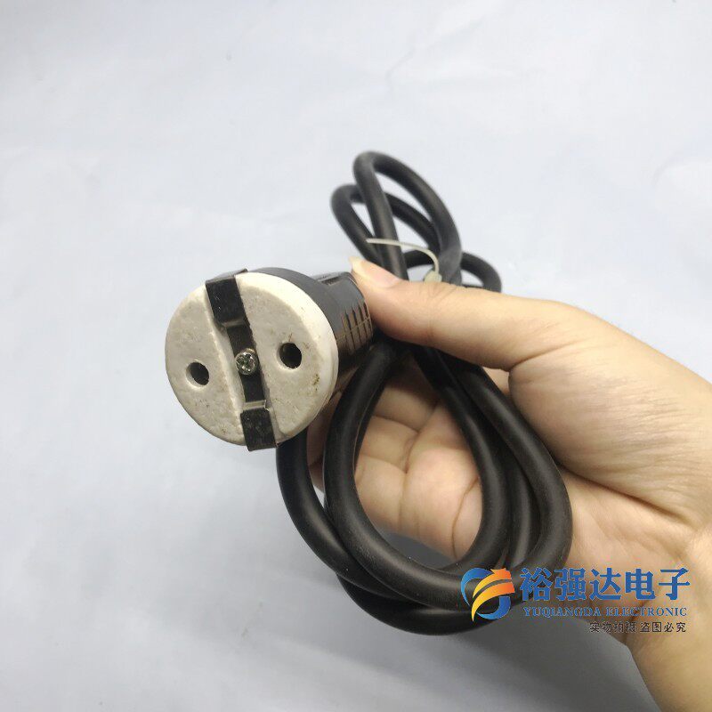 老式圆形二孔两孔电源线 老款电水壶茶壶插头热水壶连接线电源线