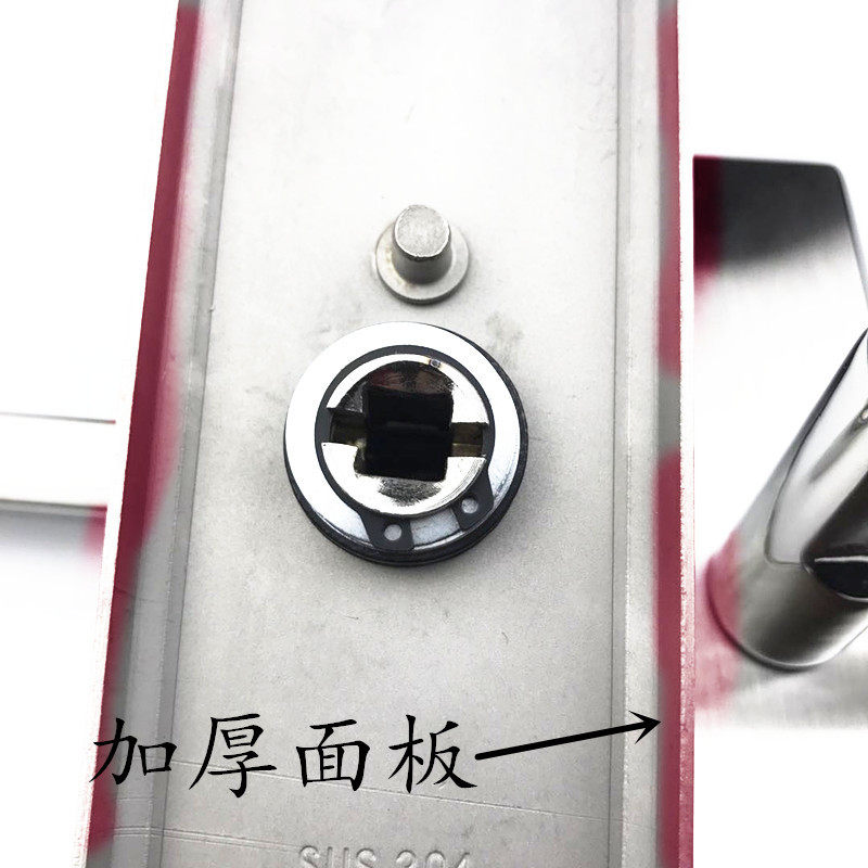 85/72大门锁执手机械不锈钢304门锁锁具配件防盗双开门锁防火门锁