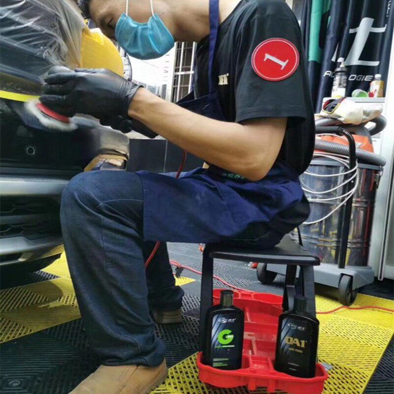汽车美容工作凳可移动型多功能工具车维修施工凳修车凳滑轮抛光凳