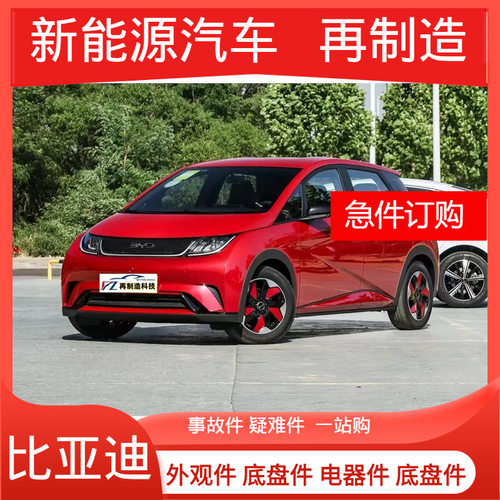 适用比亚迪海豚机盖前后叶子板前后车门后尾门后围板前后杠骨架