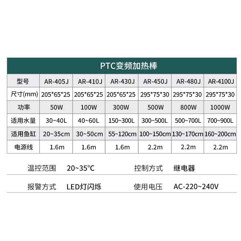 森森龙鱼缸加热棒自动恒温省电加温棒水族加温器外置吸盘控温智能