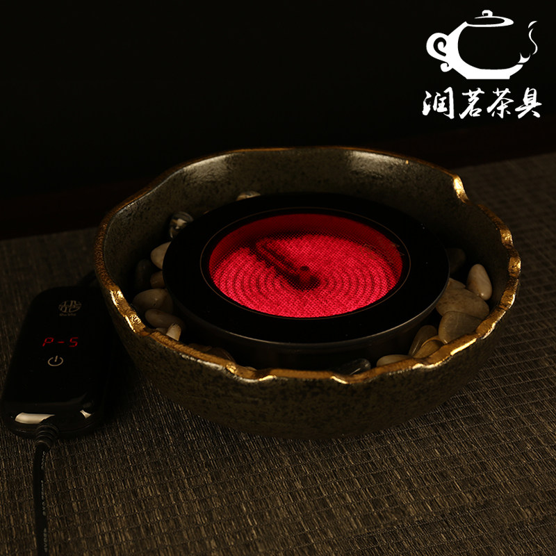 复古静音电陶炉无风扇茶道煮茶烧水炉电炉不挑壶铁壶铜壶银壶可用