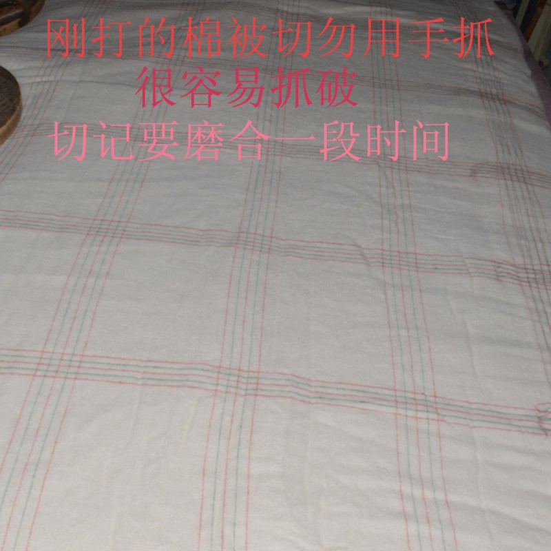 6斤棉絮被褥 单人棉花褥子棉胎棉被芯 加厚保暖 家庭冬被床垫被子