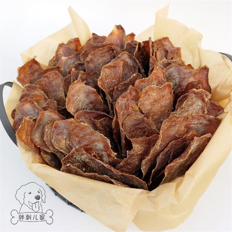 胖刺儿家私房小食 香烘鸡肉干/鸭肉干大包装 包邮 手工宠物零食