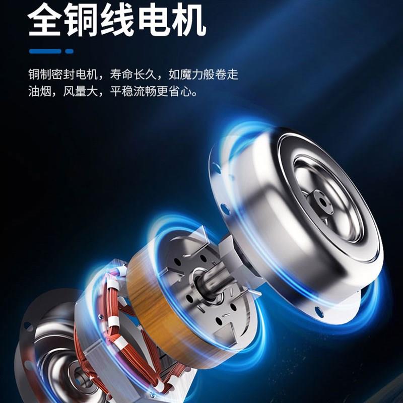 不锈钢排气扇前方后圆嵌入式高速排风机厨房家用强力油烟机换气扇