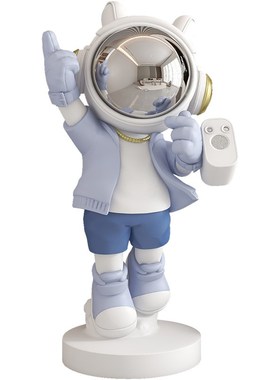 星空太空人宇航员客厅落地摆件星空灯电视柜沙发旁装饰品乔迁礼物