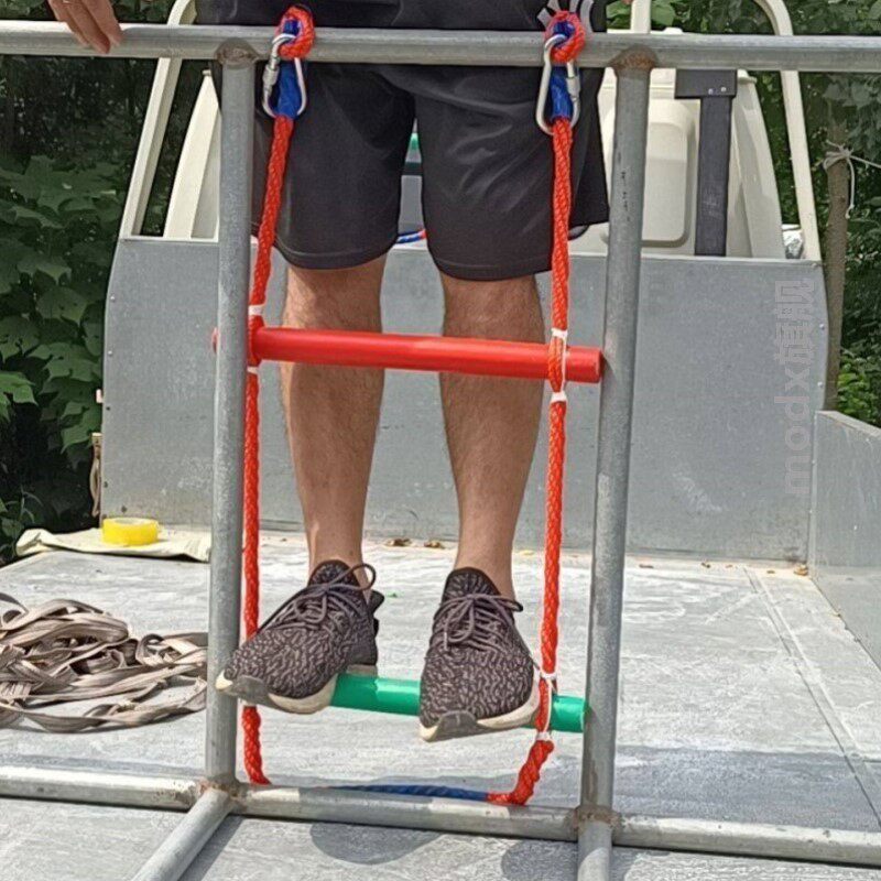 德国进口梯子绳梯宿舍儿童家用爬梯软梯爬床攀爬幼儿园学生上铺折