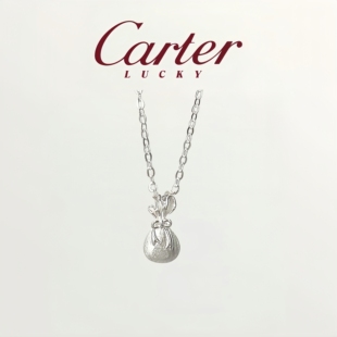 S999纯银不掉色转运小福袋项链女款高级感轻奢锁骨链生日礼物送人