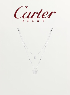 月售500条999纯银双层蝴蝶锁骨链