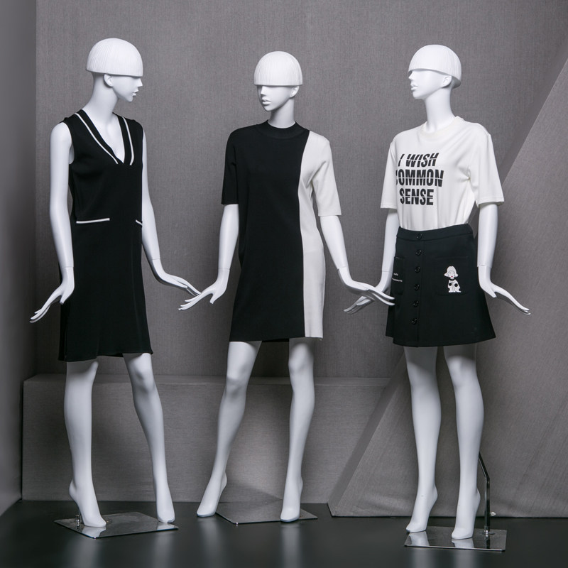 女服装模特道具全身坐模玻璃钢橱窗陈列人体展示架婚纱假人模特架