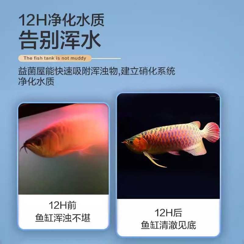 鱼缸过滤器滤材硝化细菌屋滴流盒过滤材料3D益菌屋麦宝微晶球培菌