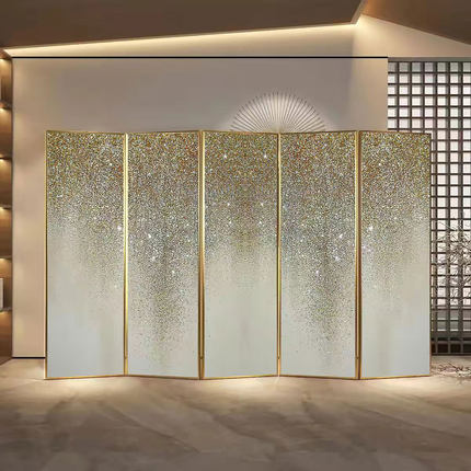 铝合金屏风隔断客厅玄关现代简约酒店办公室可折叠移动遮挡定制