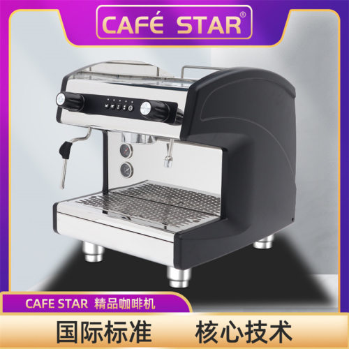 杰冠cafestar单头商用304不锈钢打奶泡K401T意大利半自动咖啡机