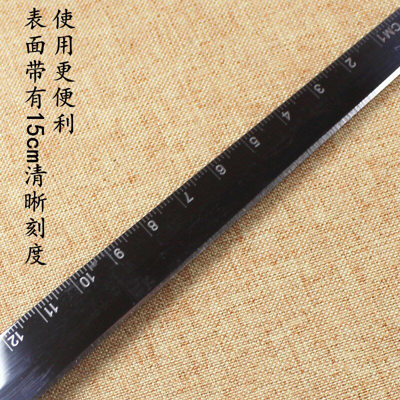 宣纸专用裁纸刀不锈钢切纸刀书法宣纸裁切高档带刻度书画裁宣纸刀