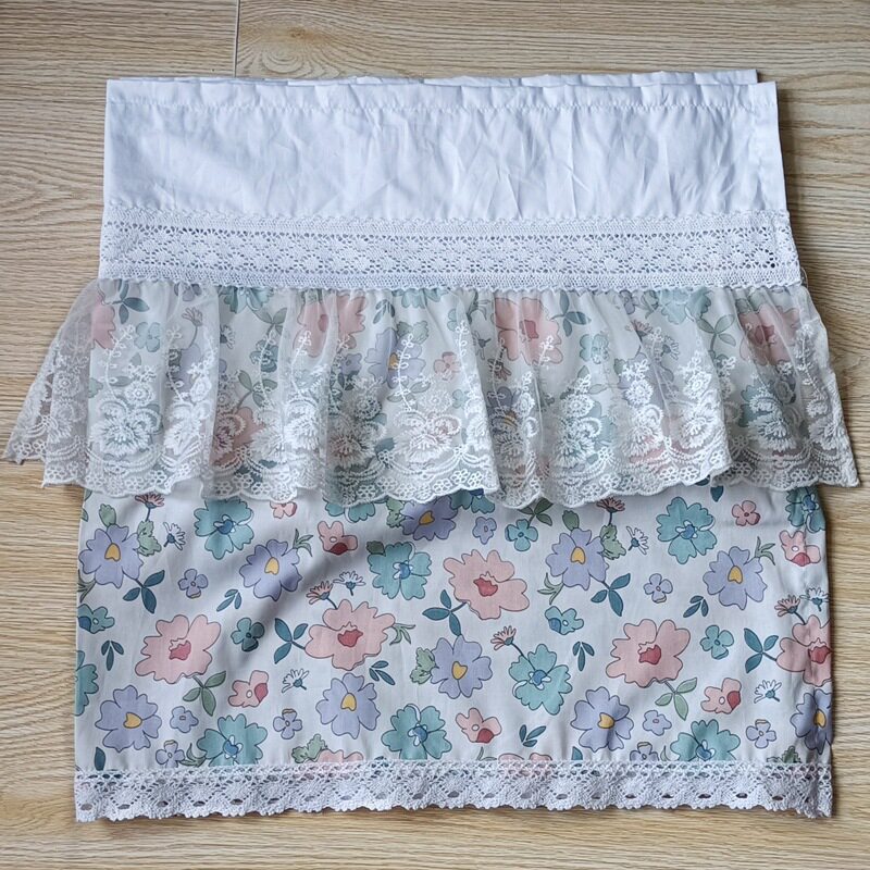 新品室内门帘短小窗帘半帘隔断帘橱柜帘田园风格装饰布帘B126