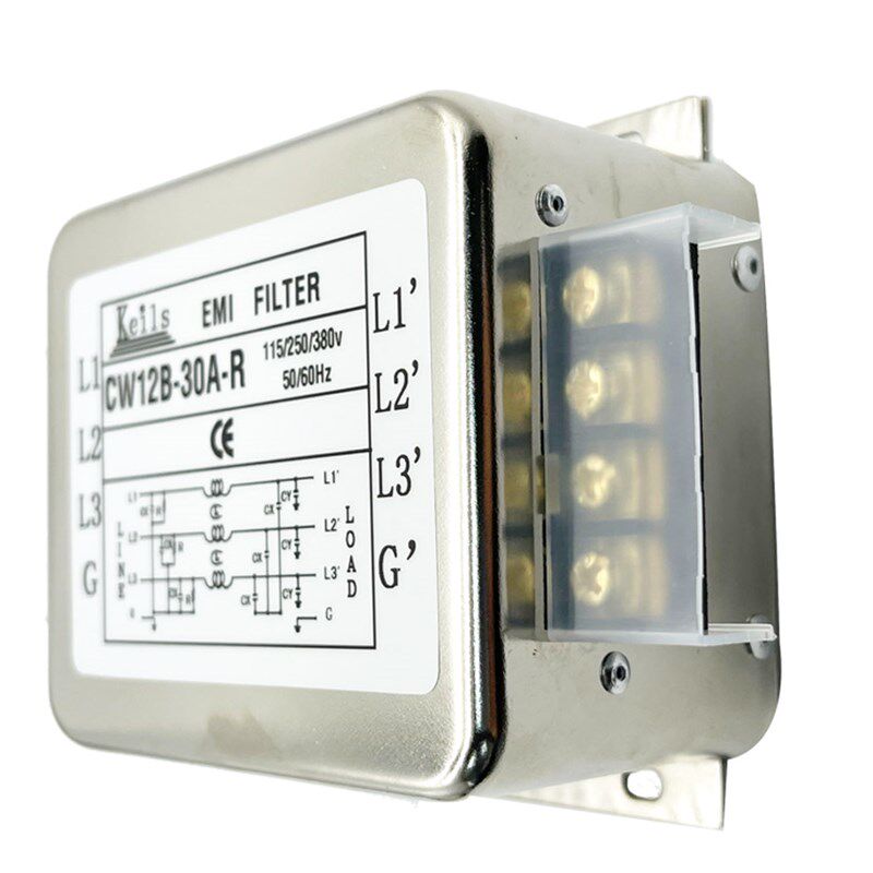 KEILS电源滤波器三相三线端子台CW12B-30A-R三相四线10A20A