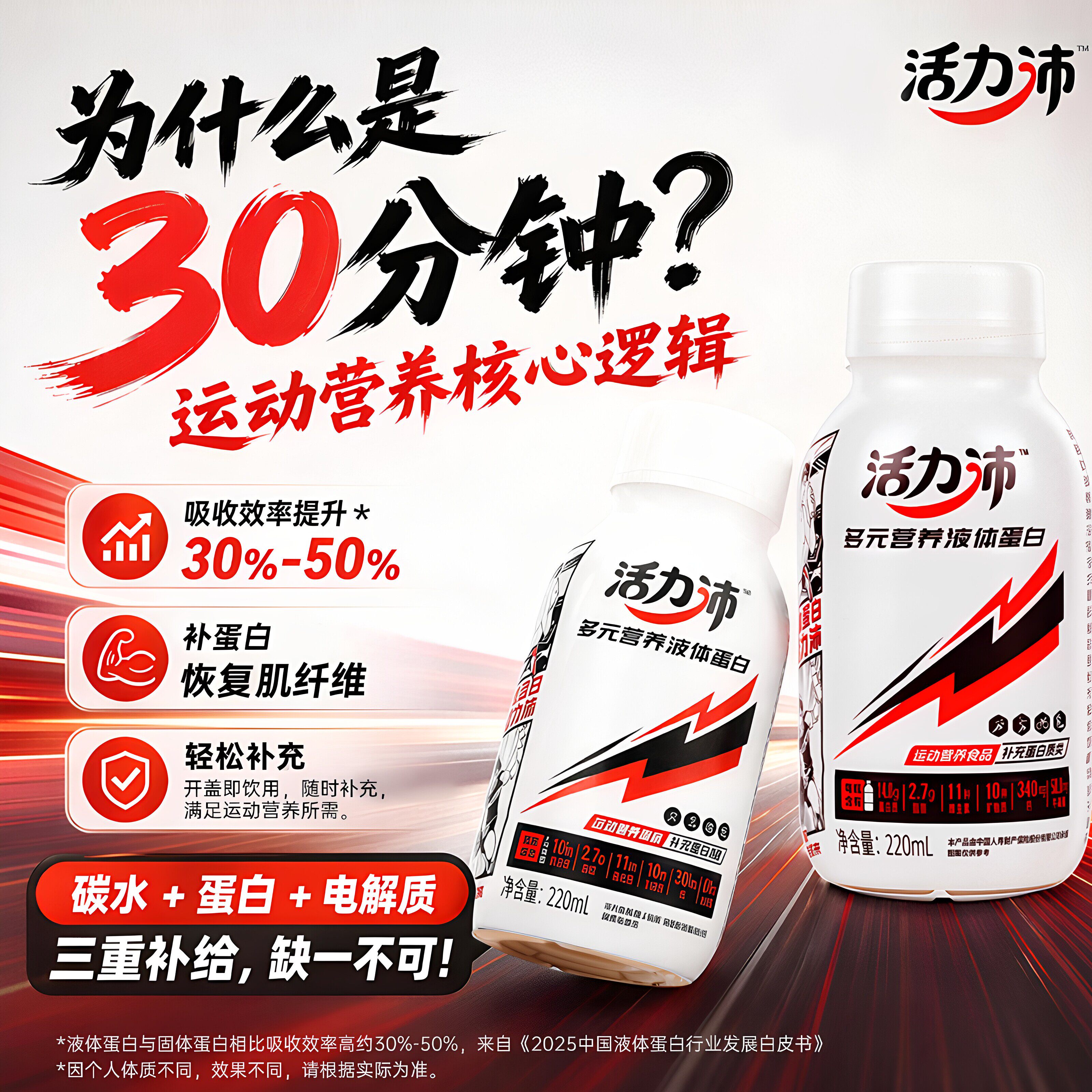 金之榕液体乳清蛋白质饮品电解质运动健身高蛋白饮料