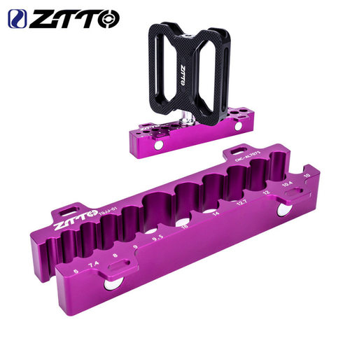 ZTTO自行车台钳花鼓脚踏轴心前叉后避震器轮组维修夹具修理工具