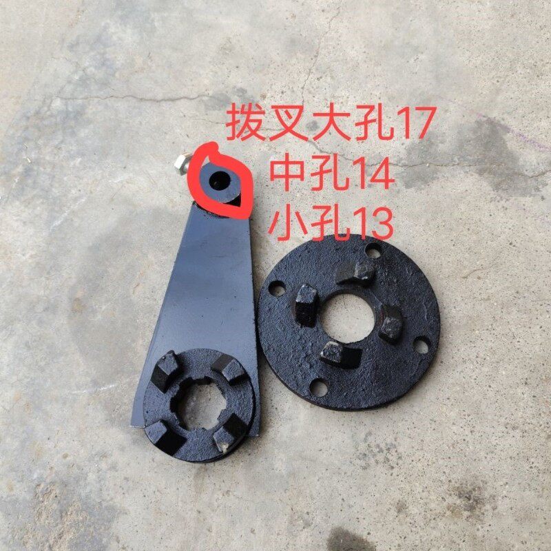 吸粪车 吸污车真空泵配件  一体泵离合轮 拨叉大轮小轮 3齿 4齿