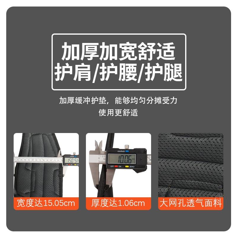 全身五点式安全带高空作业户外攀爬攀岩保险安全绳双挂钩耐磨国标