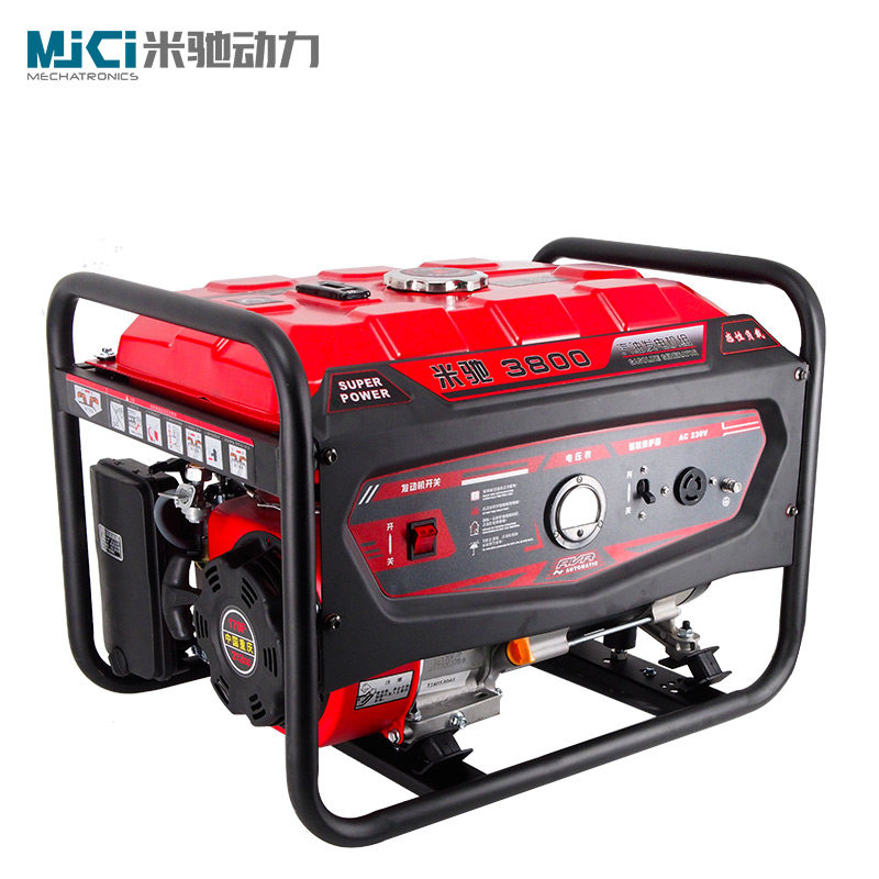 汽油发电机家用单相220v小型微型3kw/5/8kw应急手摇民用家庭迷你