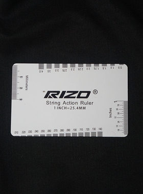 后浪器乐 RIZO弦高数据测量卡尺 吉他贝斯测量子弦距调琴维护尺