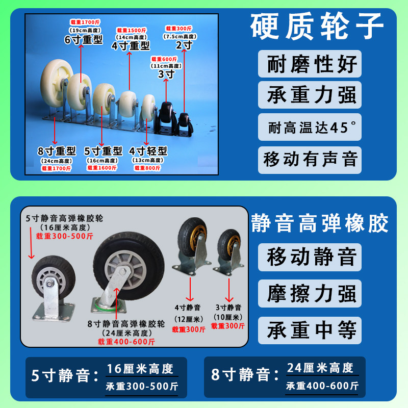 定制花盆底托盘万向轮花盆底座正方形铁制特大号冰柜通用万能底座