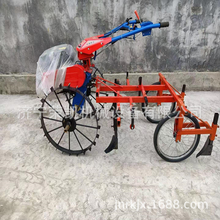 自走式甘蔗开沟覆膜机农用种植地膜机械定做宽窄高矮农作物地膜机图片