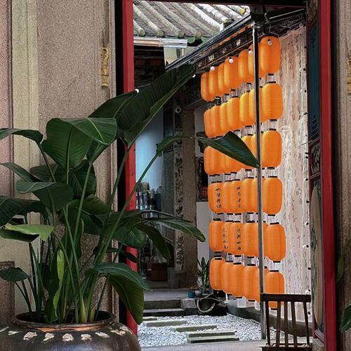 网红围炉煮茶灯笼定制印字新年中式氛围装饰古风拍照道具国风灯笼