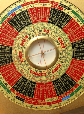 红外线激光罗盘奇门高精度专业遁甲阴阳双面初学随身携带活盘活解
