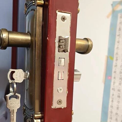老款房门家用配件静音通用型大小50钥匙卧室室内锁芯锁体木门锁