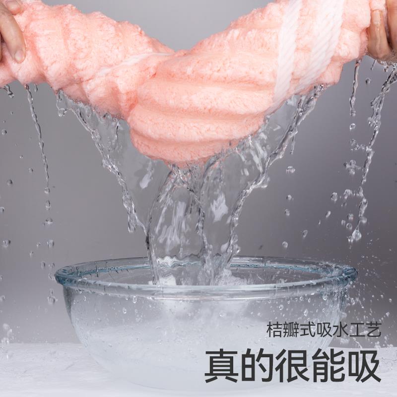珊瑚绒浴巾男女冬季加厚大尺寸毛巾成人三件套裹全身高级家用吸水
