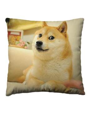 【网络萌神】精神污染神烦狗抱枕玩偶创意周边生日礼品doge 包邮