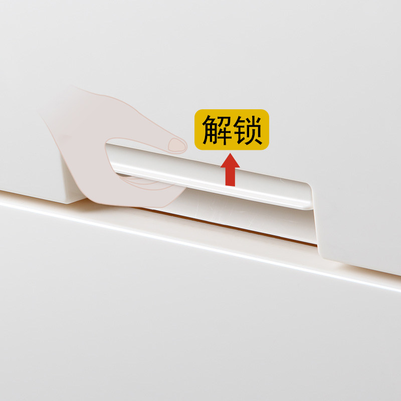 天马株式会社塑料抽屉式收纳柜密封防尘宝宝衣物置物柜床头五斗柜