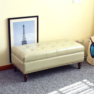 凳服装 店试鞋 店沙发凳皮凳床尾凳 凳鞋 客厅沙发脚凳脚踏凳实木换鞋