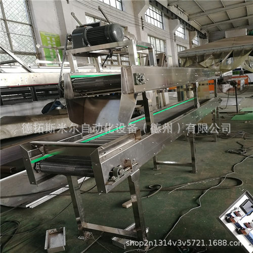 304不锈钢网带180°转弯输送机
