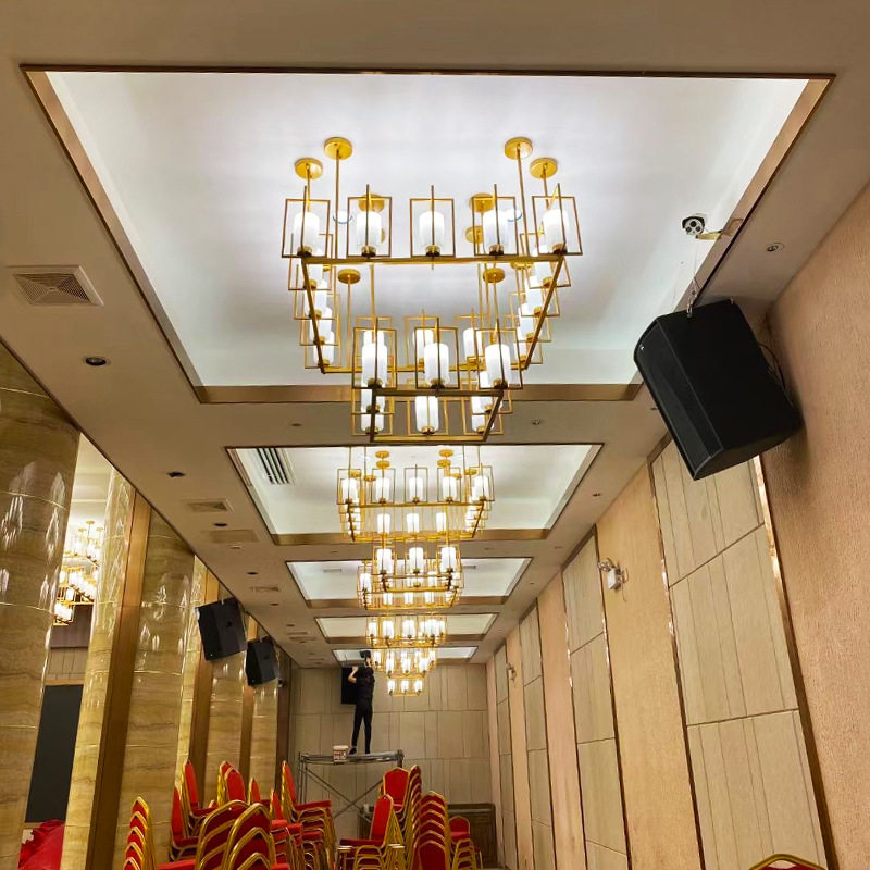 新中式吊灯酒店大堂过道餐厅宴会厅包间售楼部.吊灯灯具