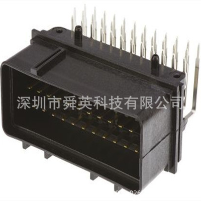 TE/泰科原装 344108-1 36路 5mm节距 直角PCB 镀金针 344111-1母