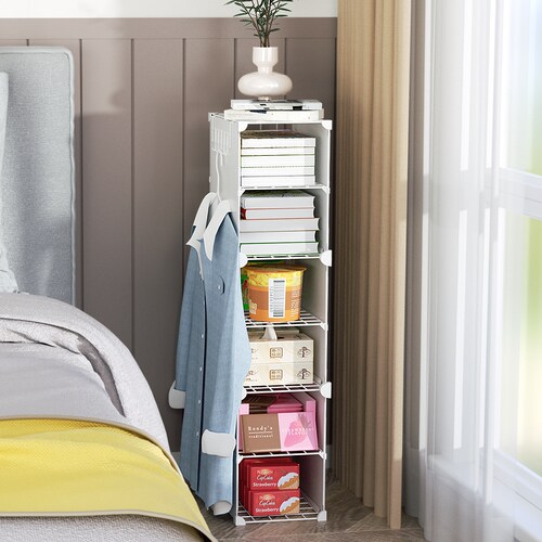 超窄书柜20cm宽夹缝收纳置物架小书架学生宿舍缝隙落地简约收纳柜